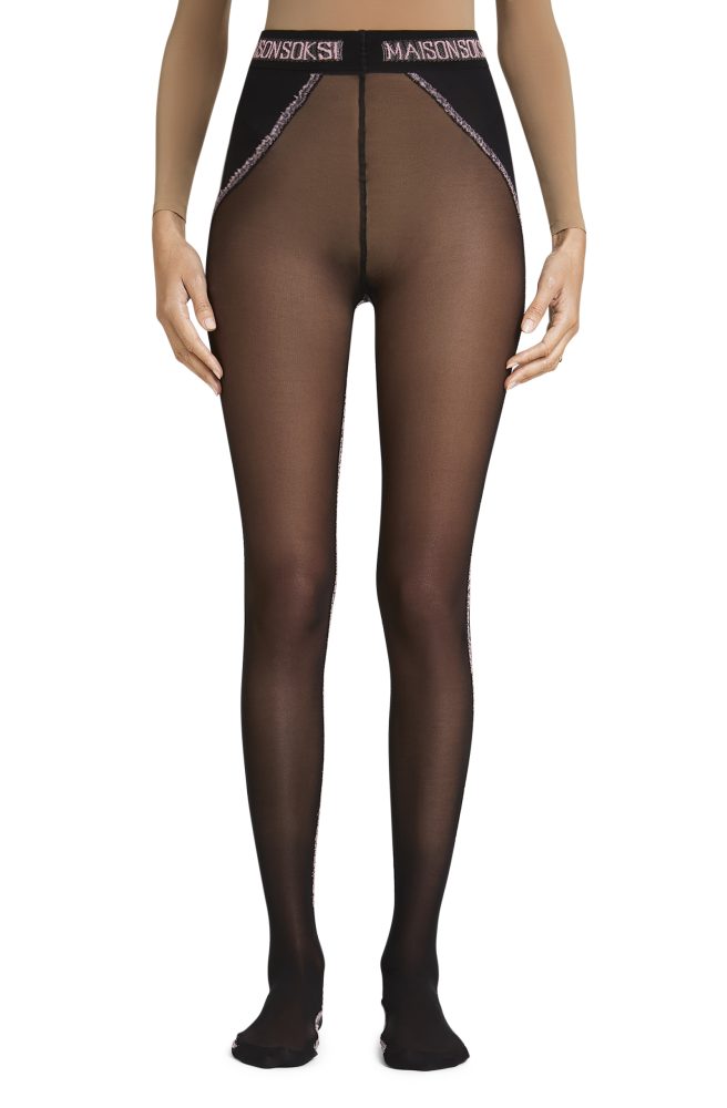 Untold – Pink Black Tights