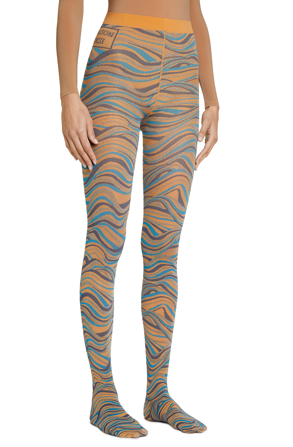 Visionnaire – Nude, Blue Avion Sky Tights