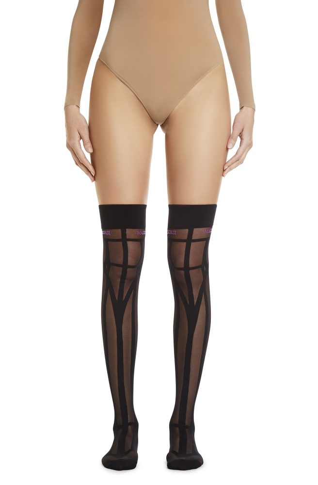 Who Made Who Over Knee-Highs – Black Socks