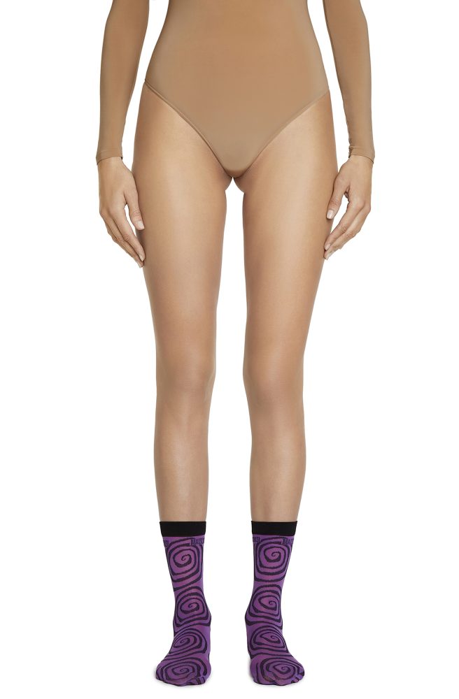 Wormhole Socks – Purple, Black Socks
