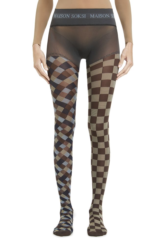 ZAN – Grey, Brown Tights