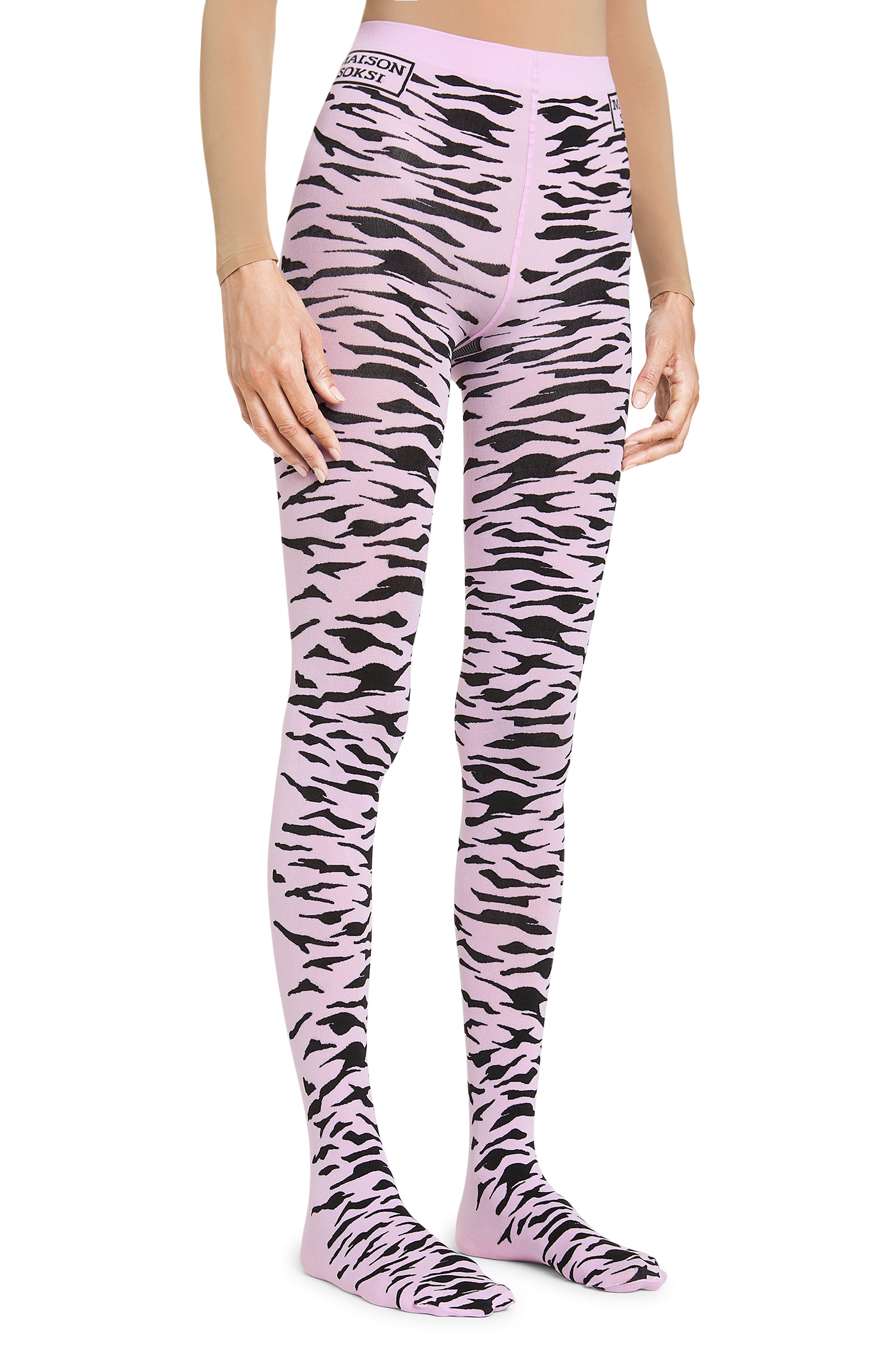 Zebra Eye – Lavender Pink Tights