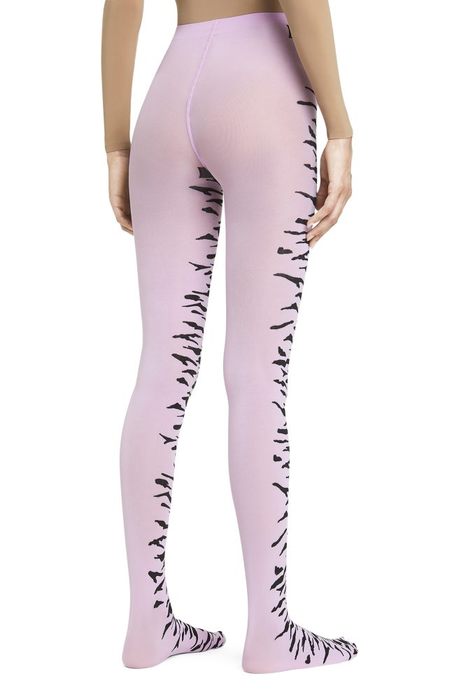 Zebra Eye – Lavender Pink Tights