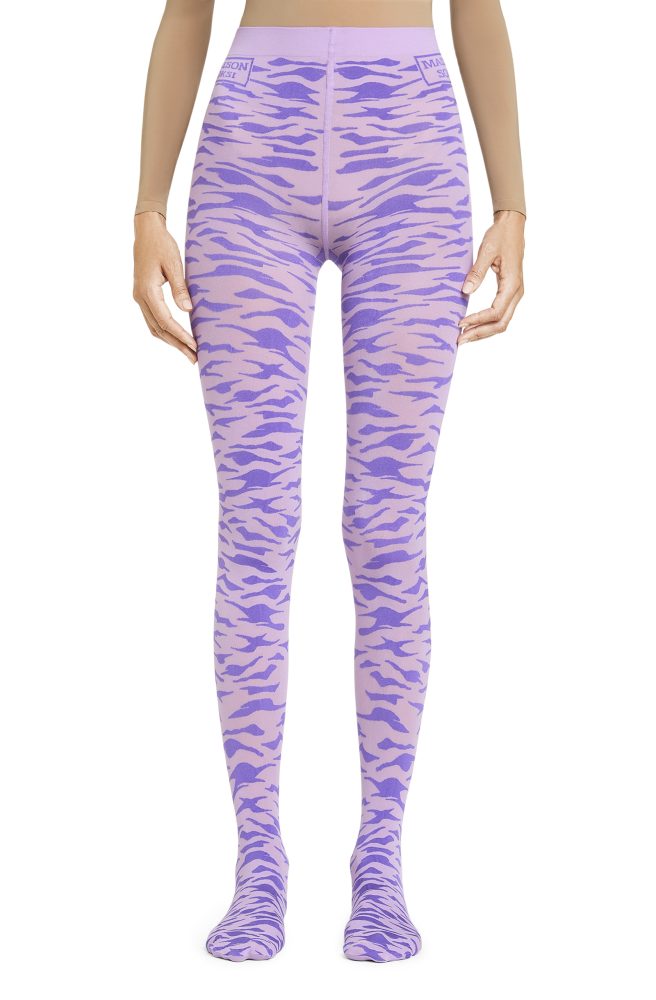 Zebra Eye – Purple, Pink Tights
