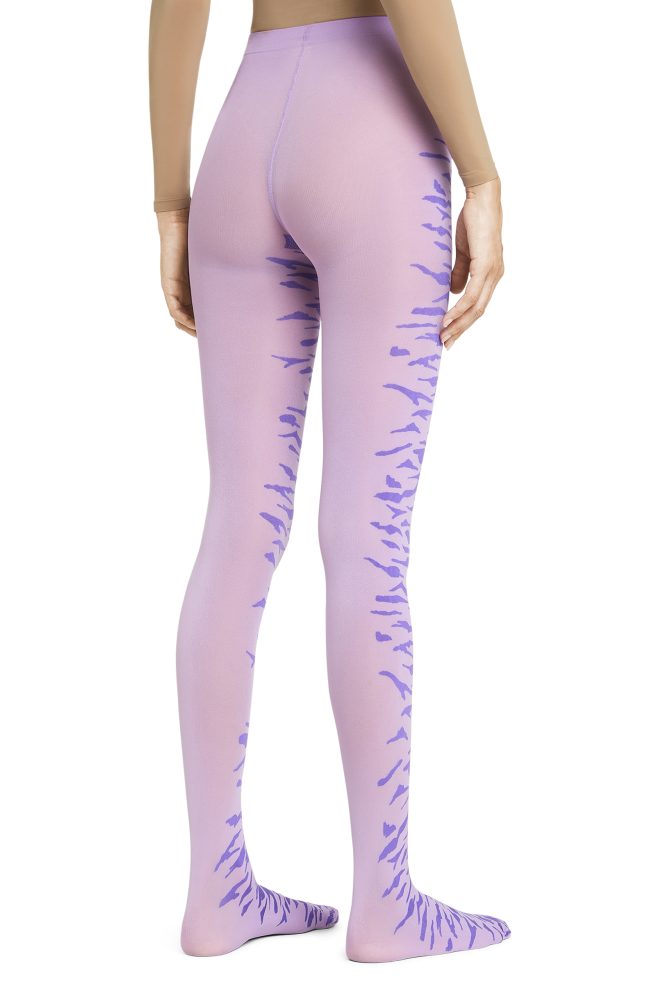 Zebra Eye – Purple, Pink Tights