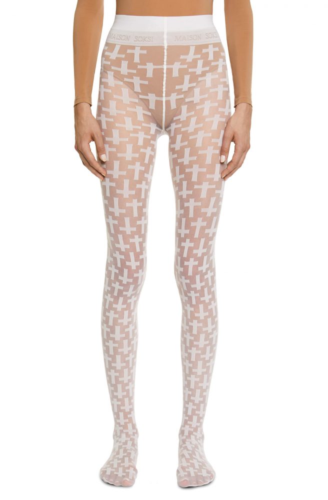 Cross – Off White Tights